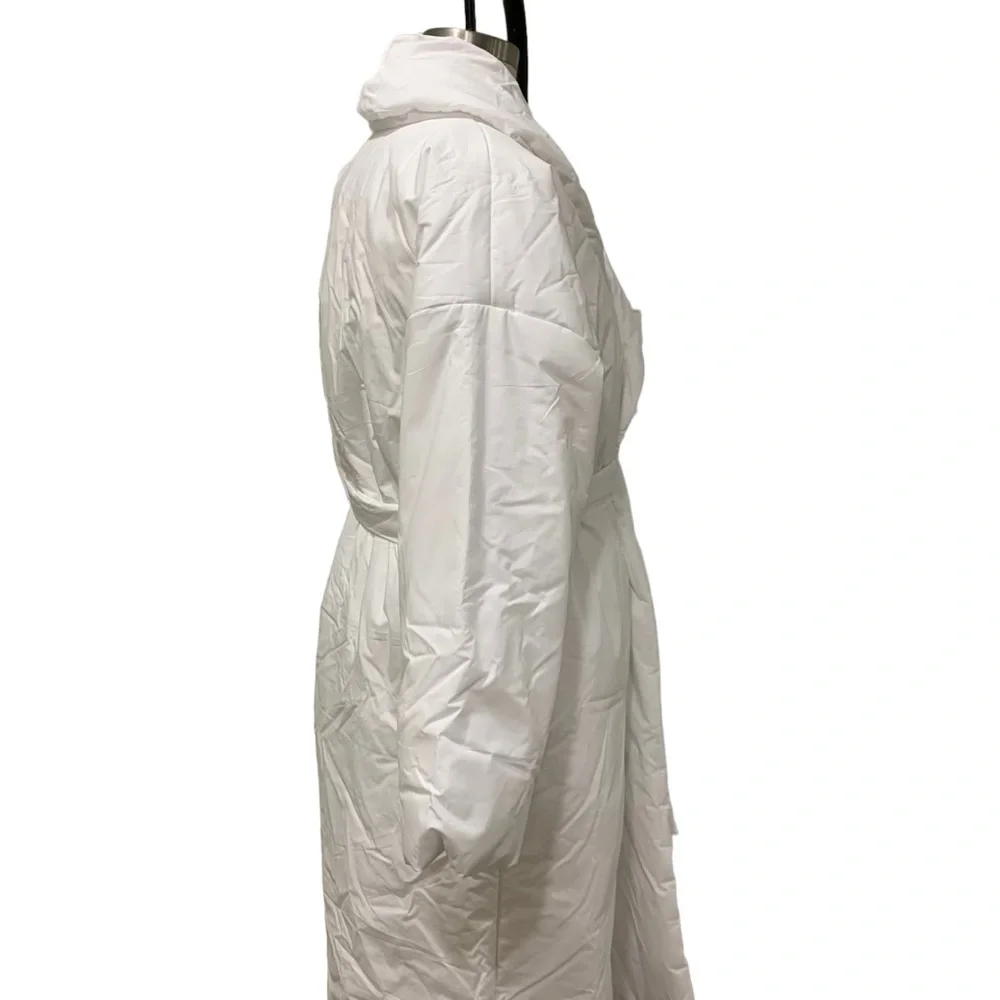 Skims Cotton Duvet Robe in Marble White by Kim Kardashian Women’s Size Large